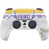 NFL Minnesota Vikings White Striped PS5 Pro Disk Bundle Skin