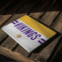 NFL Minnesota Vikings White Striped Surface Laptop 3 13.5in Skin