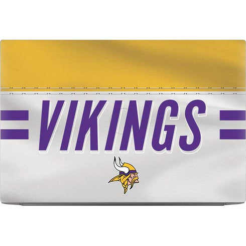 NFL Minnesota Vikings White Striped Dell XPS Skin