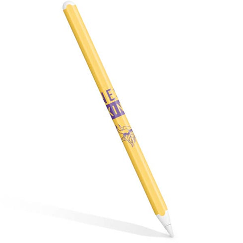 NFL Minnesota Vikings Yellow Performance Series Apple Pencil (2nd Gen 2019) Skin