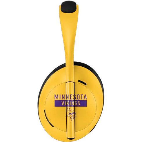 NFL Minnesota Vikings Yellow Performance Series Bose Noise Cancelling Headphones 700 Skin