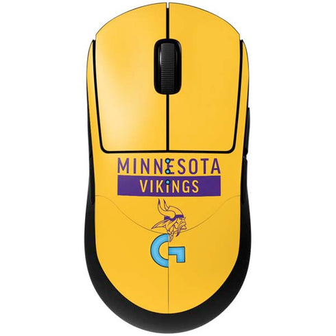 NFL Minnesota Vikings Yellow Performance Series G Pro Wireless Gaming Mouse Skin