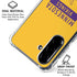 NFL Minnesota Vikings Yellow Performance Series Galaxy A36 5G Clear Case