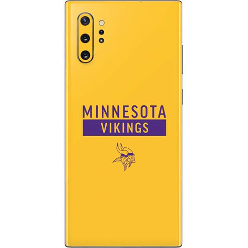 NFL Minnesota Vikings Yellow Performance Series Galaxy Note 10 Plus Skin
