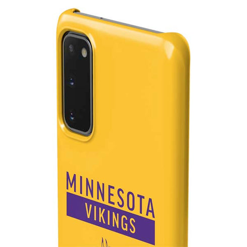 NFL Minnesota Vikings Yellow Performance Series Galaxy S20 Lite Case