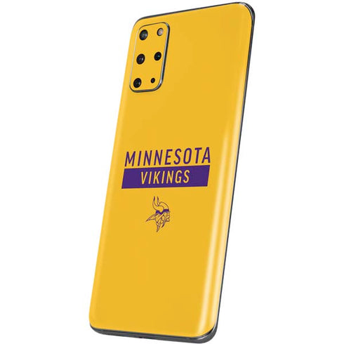 NFL Minnesota Vikings Yellow Performance Series Galaxy S20 Plus Skin