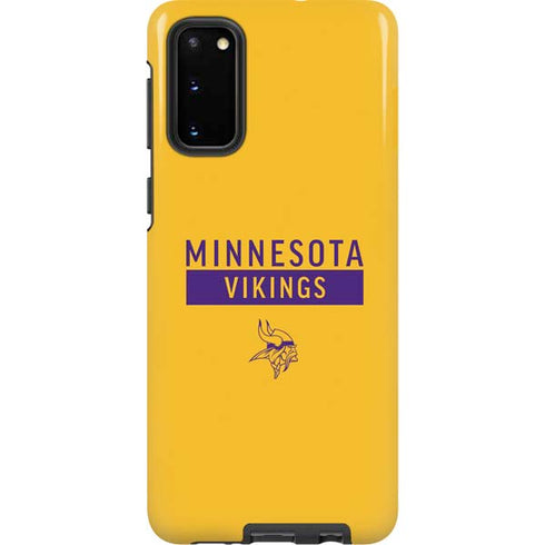NFL Minnesota Vikings Yellow Performance Series Galaxy S20 Pro Case