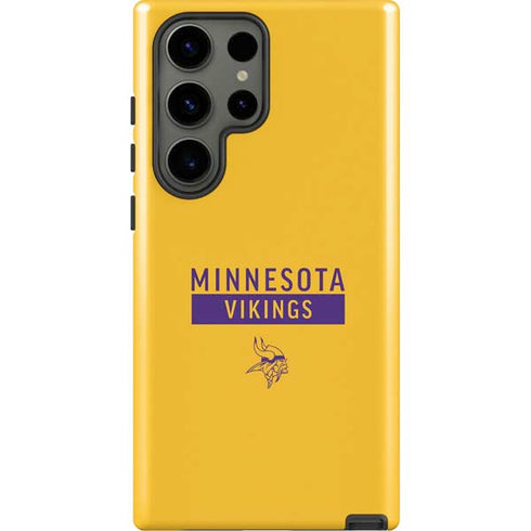 NFL Minnesota Vikings Yellow Performance Series Galaxy S23 Ultra Pro Case