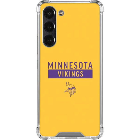 NFL Minnesota Vikings Yellow Performance Series Galaxy S24 FE Clear Case
