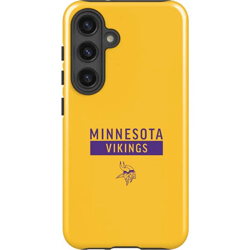 NFL Minnesota Vikings Yellow Performance Series Galaxy S25 Impact Case