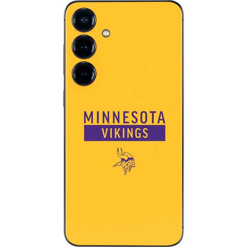 NFL Minnesota Vikings Yellow Performance Series Galaxy S24 Plus Skin