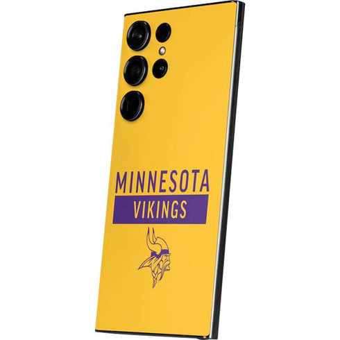 NFL Minnesota Vikings Yellow Performance Series Galaxy S24 Ultra Skin