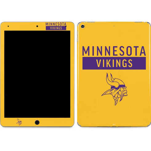 NFL Minnesota Vikings Yellow Performance Series iPad Skins