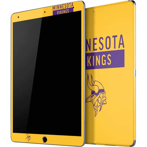 NFL Minnesota Vikings Yellow Performance Series iPad Skins