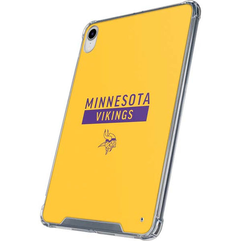 NFL Minnesota Vikings Yellow Performance Series iPad 11th Gen (2025) Clear Case