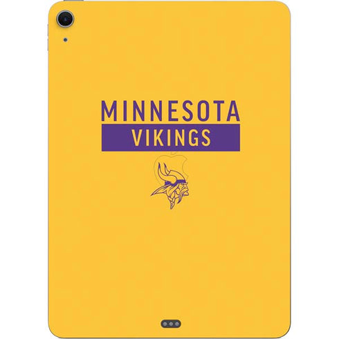 NFL Minnesota Vikings Yellow Performance Series Apple iPad Air Skin