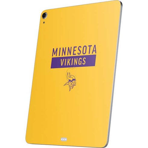 NFL Minnesota Vikings Yellow Performance Series Apple iPad Air Skin