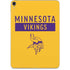 NFL Minnesota Vikings Yellow Performance Series Apple iPad Pro Skin