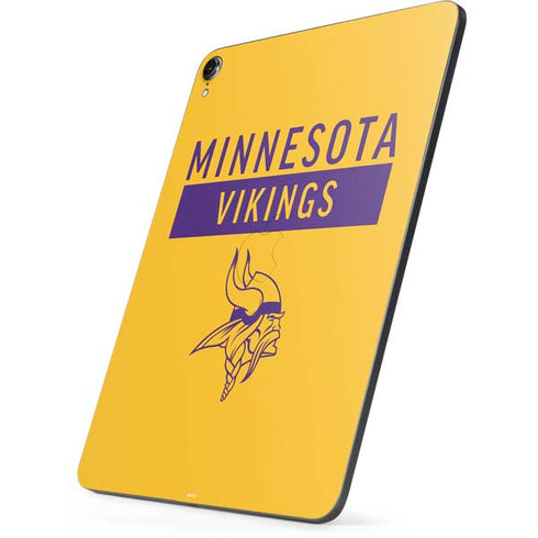 NFL Minnesota Vikings Yellow Performance Series Apple iPad Pro Skin