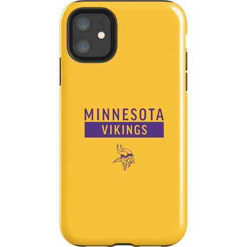 NFL Minnesota Vikings Yellow Performance Series iPhone 11 Impact Case