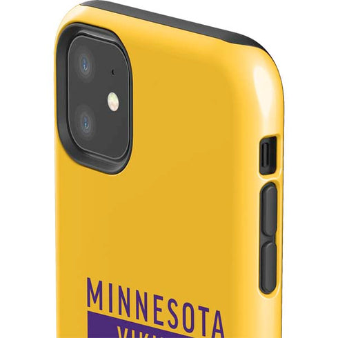 NFL Minnesota Vikings Yellow Performance Series iPhone 11 Impact Case