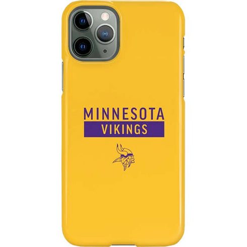 NFL Minnesota Vikings Yellow Performance Series iPhone 11 Pro Lite Case