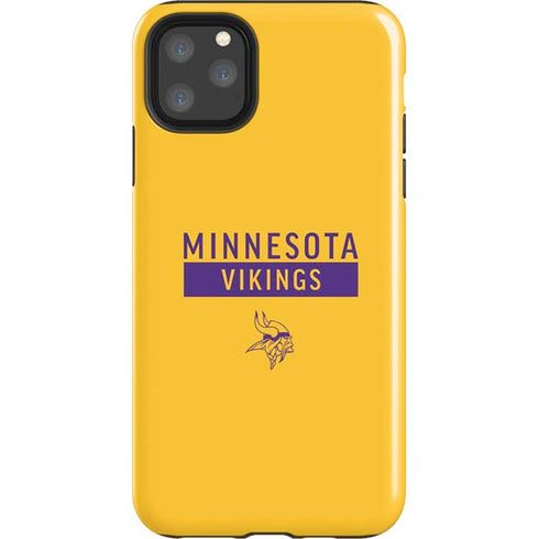 NFL Minnesota Vikings Yellow Performance Series iPhone Cases
