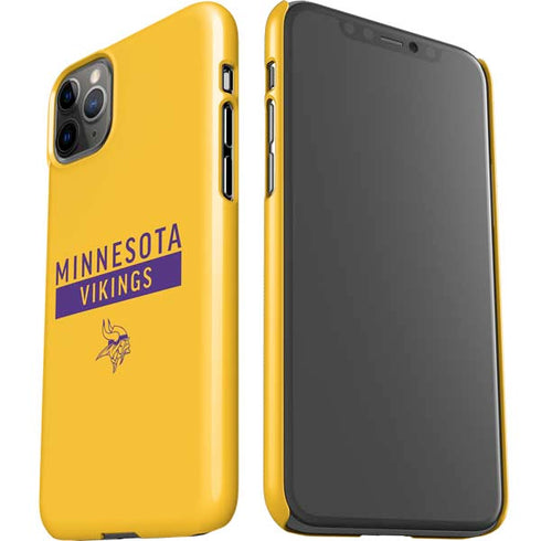 NFL Minnesota Vikings Yellow Performance Series iPhone 11 Pro Max Lite Case