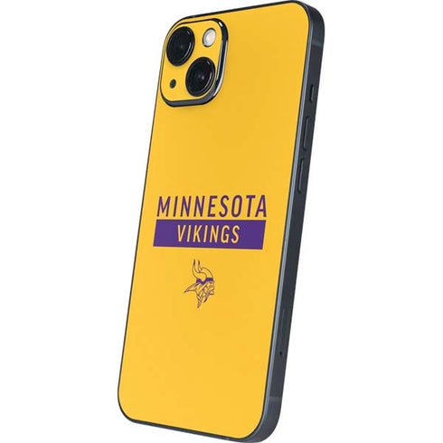 NFL Minnesota Vikings Yellow Performance Series iPhone Skins