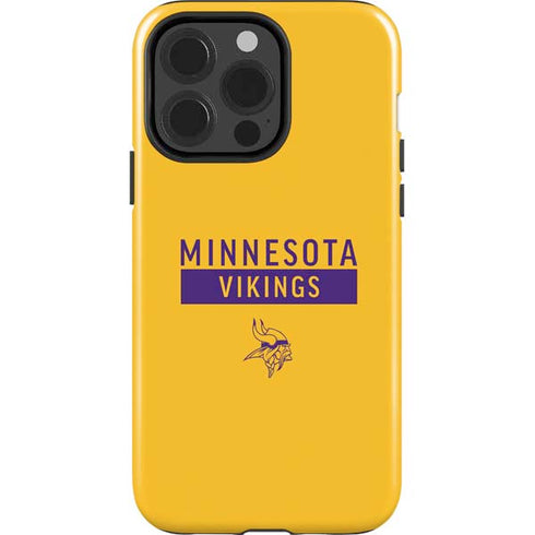 NFL Minnesota Vikings Yellow Performance Series iPhone 15 Pro Impact Case