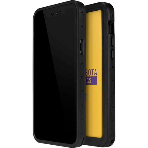 NFL Minnesota Vikings Yellow Performance Series iPhone 15 Pro Waterproof Case