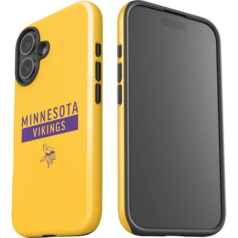 NFL Minnesota Vikings Yellow Performance Series iPhone 16 Impact Case