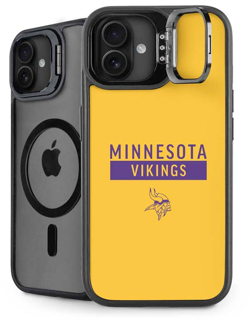 NFL Minnesota Vikings Yellow Performance Series iPhone 16 Plus Kickstand Case