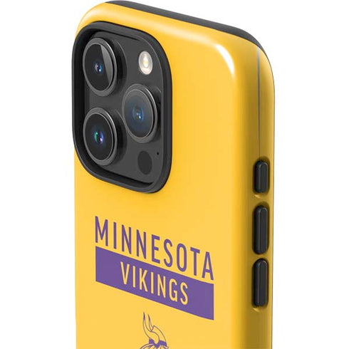 NFL Minnesota Vikings Yellow Performance Series iPhone 16 Pro Impact Case