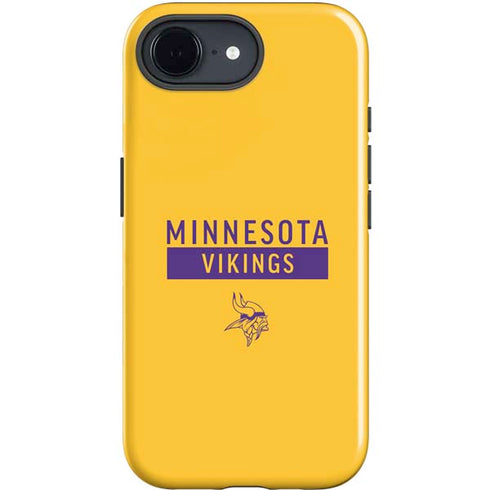 NFL Minnesota Vikings Yellow Performance Series iPhone 16e Impact Case