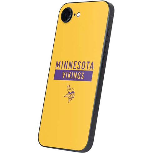 NFL Minnesota Vikings Yellow Performance Series iPhone 16e Skin