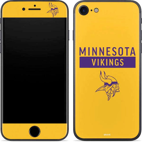 NFL Minnesota Vikings Yellow Performance Series iPhone 8 Skin