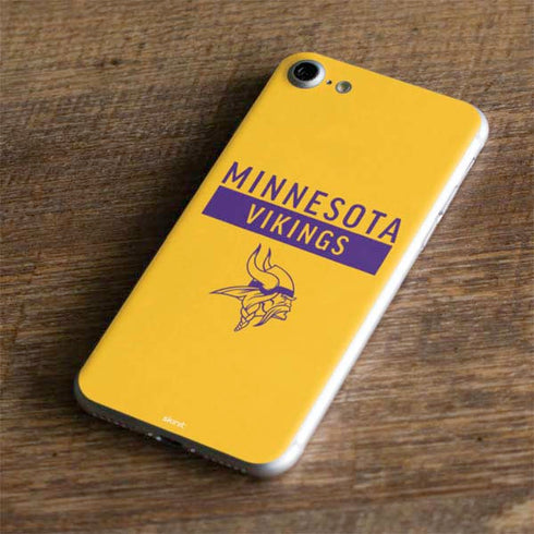 NFL Minnesota Vikings Yellow Performance Series iPhone 8 Skin