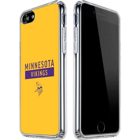 NFL Minnesota Vikings Yellow Performance Series iPhone SE (2nd & 3rd Gen) Clear Case