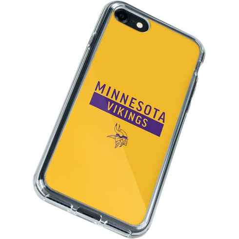 NFL Minnesota Vikings Yellow Performance Series iPhone SE (2nd & 3rd Gen) Clear Case