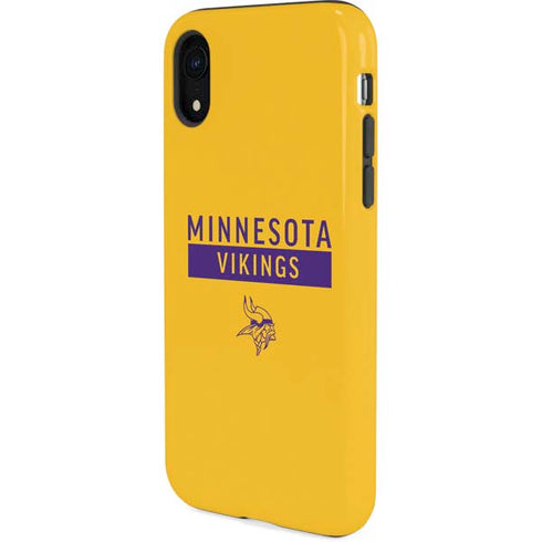 NFL Minnesota Vikings Yellow Performance Series iPhone XR Pro Case