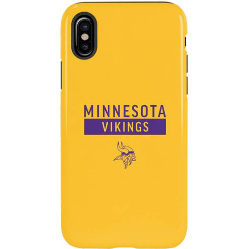 NFL Minnesota Vikings Yellow Performance Series iPhone XS Pro Case