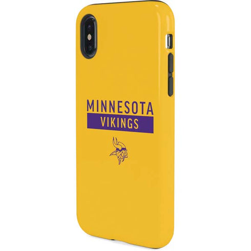 NFL Minnesota Vikings Yellow Performance Series iPhone XS Pro Case