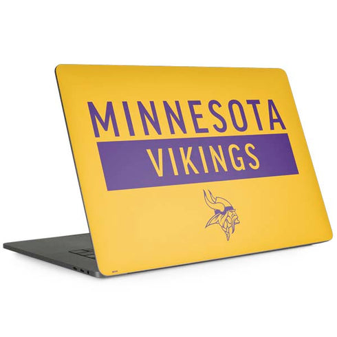 NFL Minnesota Vikings Yellow Performance Series MacBook Skins