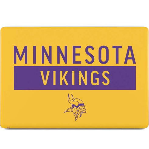 NFL Minnesota Vikings Yellow Performance Series MacBook Skins