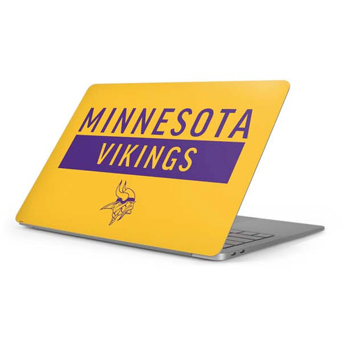 NFL Minnesota Vikings Yellow Performance Series Apple MacBook Pro 16-inch Skin