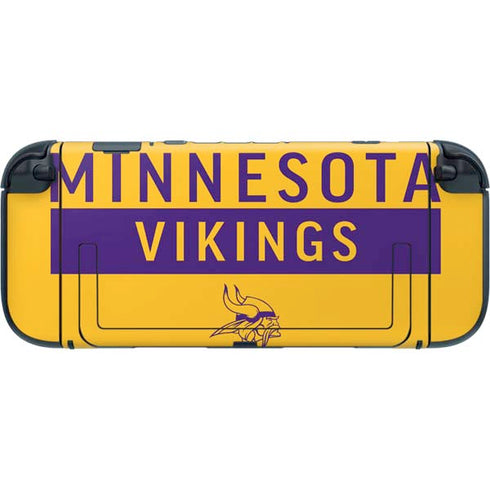 NFL Minnesota Vikings Yellow Performance Series Nintendo Switch 2 (2025) with Joy-Con Skin