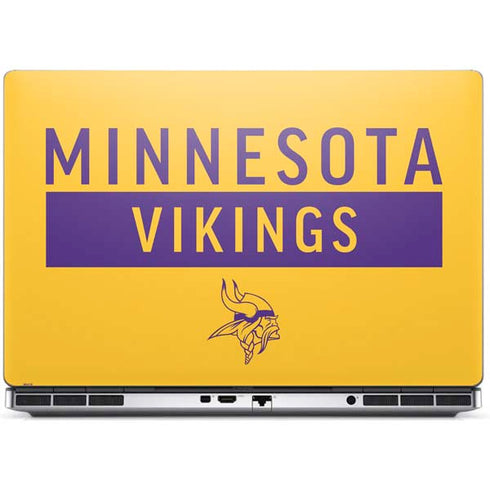 NFL Minnesota Vikings Yellow Performance Series Dell Precision Skin