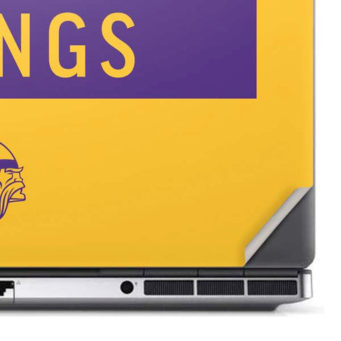 NFL Minnesota Vikings Yellow Performance Series Dell Precision Skin