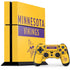 NFL Minnesota Vikings Yellow Performance Series PlayStation PS4 Skins